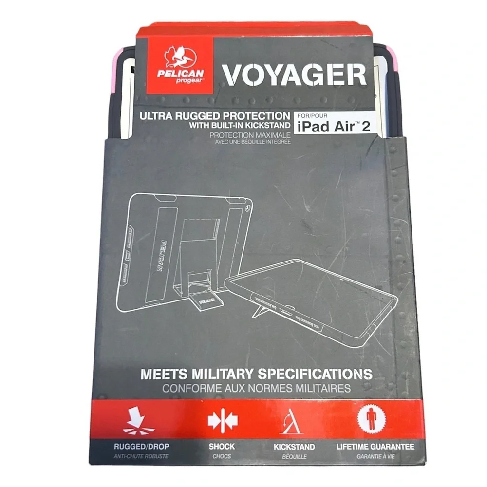 Pelican Voyager ultra rugged protection with kickstand IPAD AIR 2 Pink